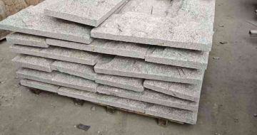 常德芝麻白蘑菇石，自然面