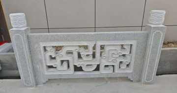 常德芝麻白河道栏杆 桥栏杆