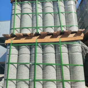 常德挡车柱芝麻白 挡车石