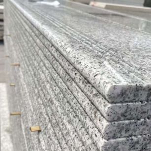 常德芝麻白楼梯踏步 花岗岩楼梯板材