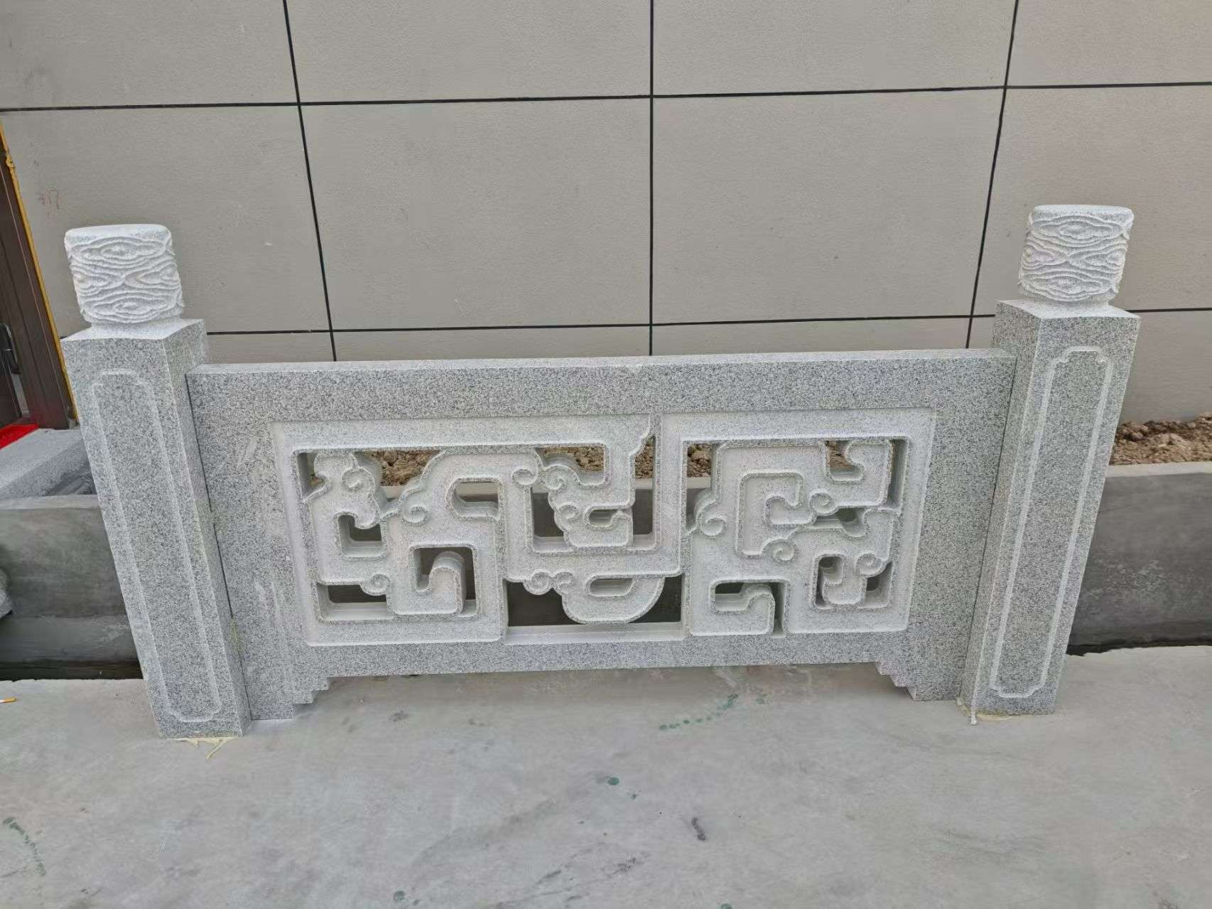 常德芝麻白河道栏杆 桥栏杆